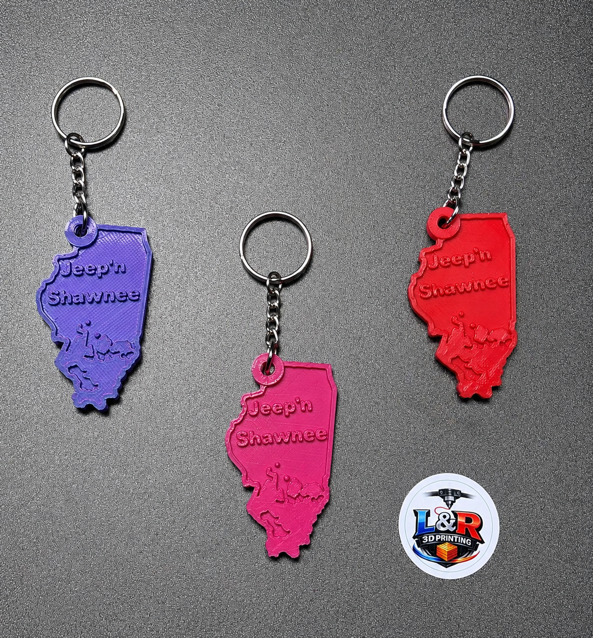 Jeep”n” Shawnee Keychain