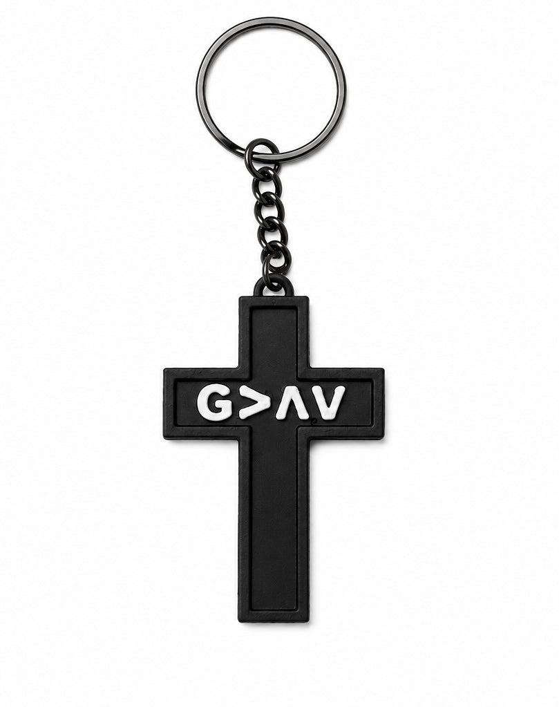 G>∧V Cross Keychain – Faith That Goes Wherever You Go